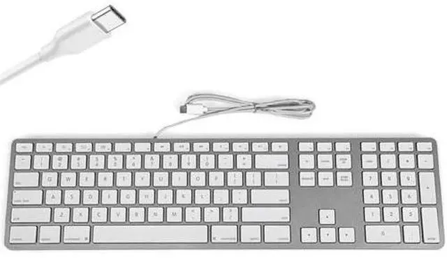 Alt view image 2 of 7 - Matias Matias USB-C Keyboard For Mac Silver