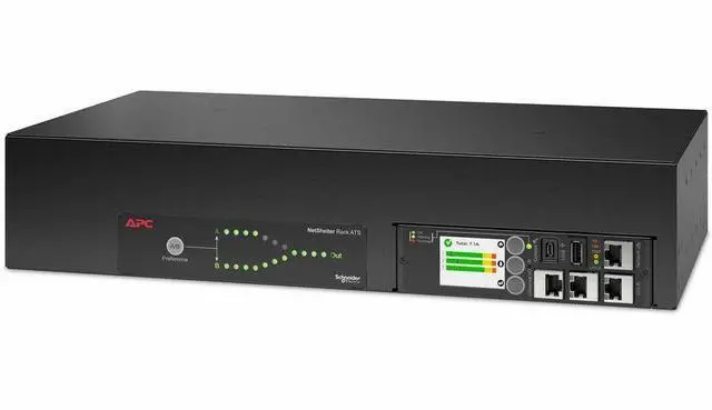 Alt view image 2 of 2 - APC Netshelter Rack Automatic Transfer Switch redundant switch 4992 VA Model AP4432A