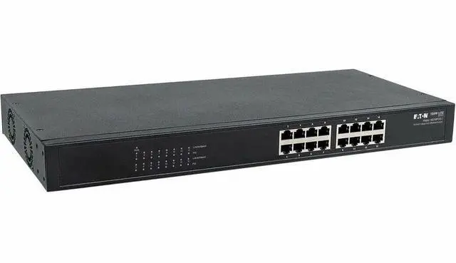 Main image of Eaton Tripp Lite Series 16-Port Unmanaged Ethernet Switch with PoE+