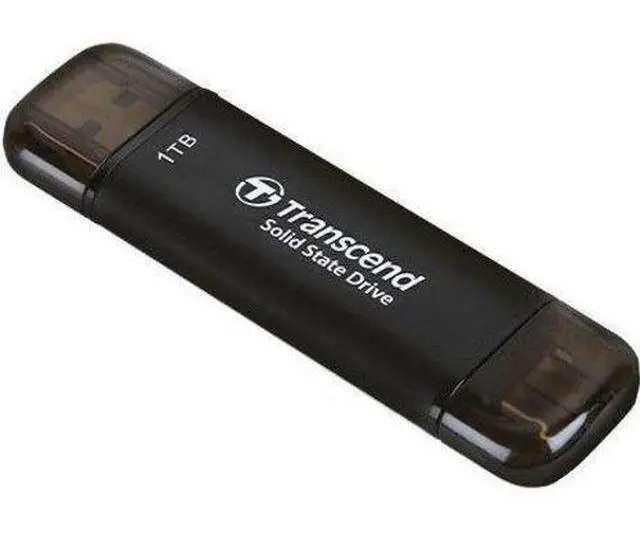 Alt view image 9 of 13 - 1TB Transcend ESD310C Dual USB Portable SSD (USB Type-A and Type-C)