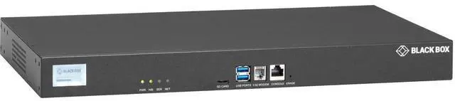 Main image of Black Box LES1700 Series Console Server POTS Modem Dual 10/100/1000