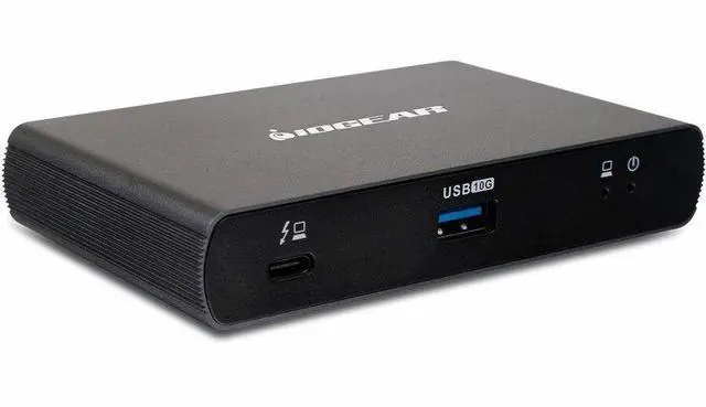 Alt view image 9 of 15 - IOGEAR Quantum Thunderbolt 4 Mini Docking Station - 8K - Dual Monitor - 86W Charger - USB-C - USB-A - 40Gbps  GTD4MHTAA