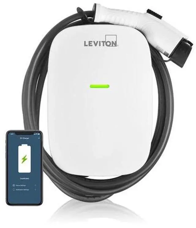 Main image of Leviton EV32W Level 2 7.6 kW 32A Smart EV Charger with Wi-Fi