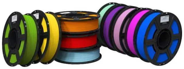 Alt view image 7 of 12 - MakerBot 900-0148A Sketch PLA 1.75mm Rainbow Filament for 3D Printing Enthusiasts and Educators (10-Pack)