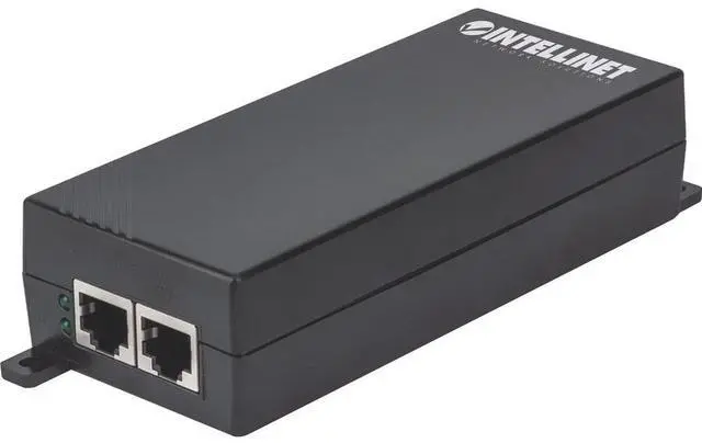 Alt view image 7 of 13 - Intellinet Gigabit High-Power PoE+ Injector, 1 x 30 W Port, IEEE 802.3at/af Compliant, Plastic Housing