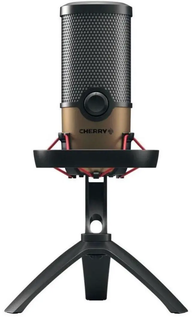 Alt view image 9 of 17 - CHERRY UM 9.0 PRO RGB Wired Microphone - Black, Copper - 8.20 ft - Stereo - 20 Hz to 20 kHz - Cardioid, Bi-directional, Omni-directional - Stand Mountable - USB 2.0