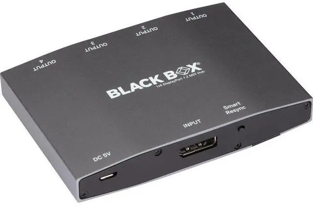 Main image of Black Box MST Hub DisplayPort 1.2 4K 4-Port DPMSTHUB4P