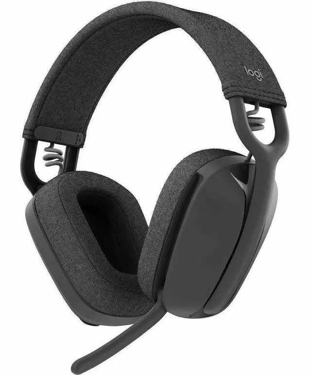 Alt view image 2 of 2 - Logitech Zone Vibe Wireless Headset - Microsoft Teams Certification - Stereo - Wireless - Bluetooth - 98.4 ft - Over-the-head, Over-the-ear, On-ear - Binaural - Ear-cup - Noise Cancelling, Omni-direct