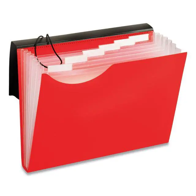 Alt view image 3 of 4 - Pendaflex Expanding File Letter Size 7-Pocket Multicolor (PFX 67440RED)