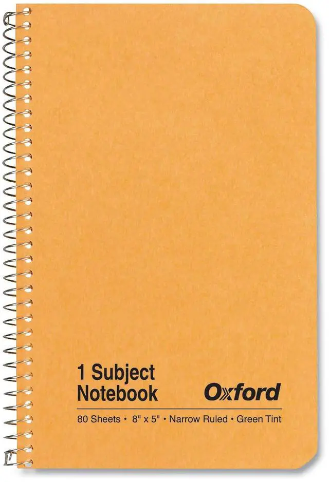 Alt view image 13 of 13 - One-Subject Notebook Narrow Rule Natural Kraft Cover 80 8 x 5 Sheets 25401R