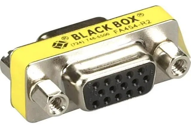 Alt view image 13 of 13 - Black Box HD15 Gender Changer