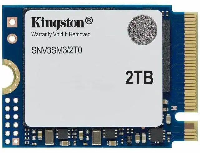 Alt view image 5 of 12 - Kingston NV3 M.2 2230 2TB PCIe 4.0 x4 NVMe Internal Solid State Drive (SSD) SNV3SM3/2T0 Up to 6000 MB/s for Steam Deck