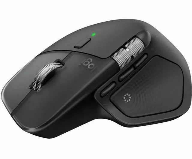 Main image of Logitech MX Master 4 Ergonomic Wireless Mouse with Advanced Performance Haptic Feedback Ultra-Fast Scrolling USB-C Charging Bluetooth Windows MacOS black 910007560