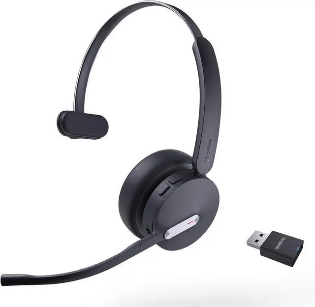 Main image of Yealink WH64 Monaural On-Ear Wireless Headset Teams & Zoom Certified 1208687