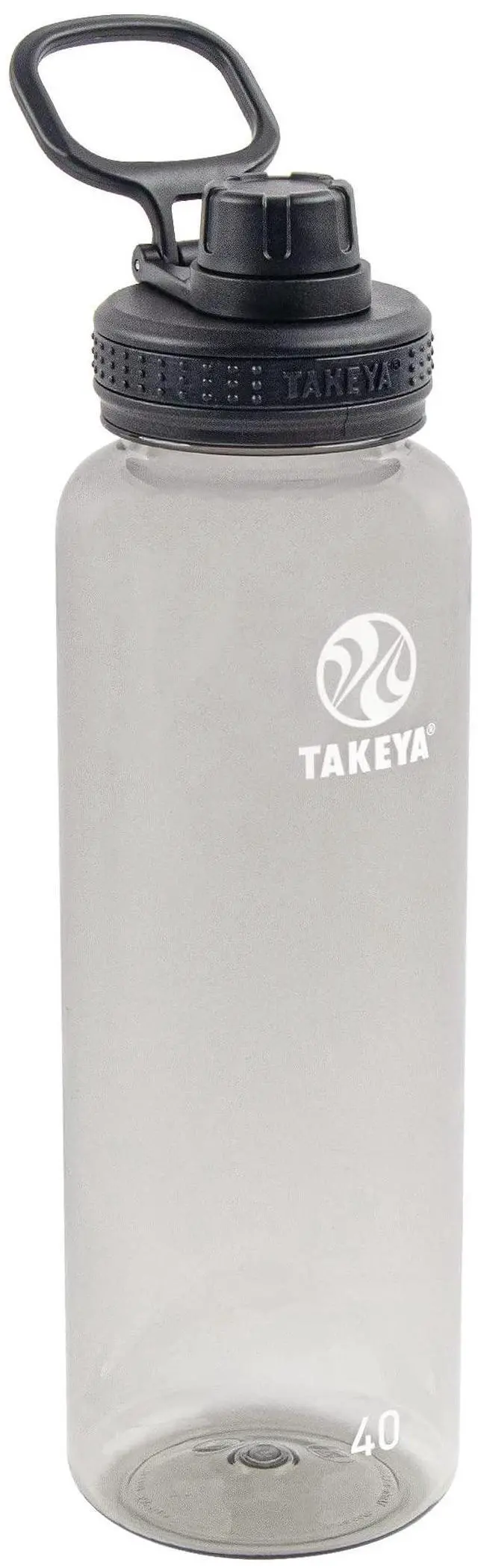 Main image of Tritan Plastic Water Bottle 40 oz Stormy Black 50412