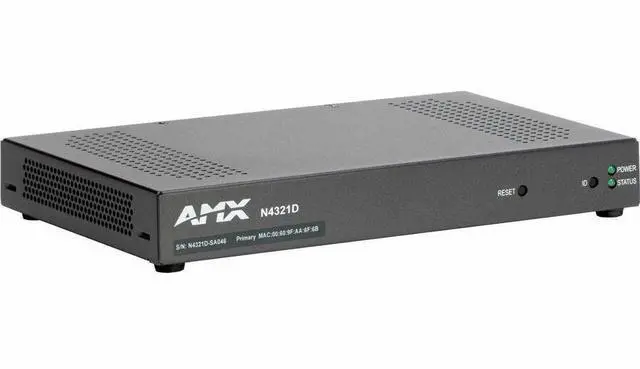 Main image of AMX NMX-ATC-N4321D Audio-over-IP Transceiver with Dante and AES67 AMXN43T001