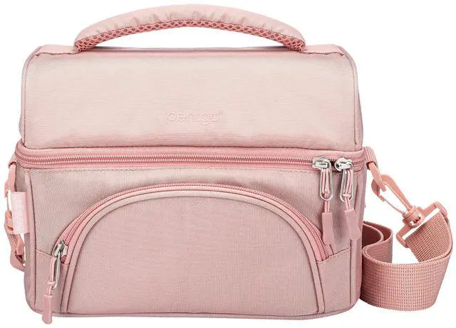 Main image of Deluxe Insulated Lunch Bag 8" x 10" x 7.5" Blush Pink BGOBG2M