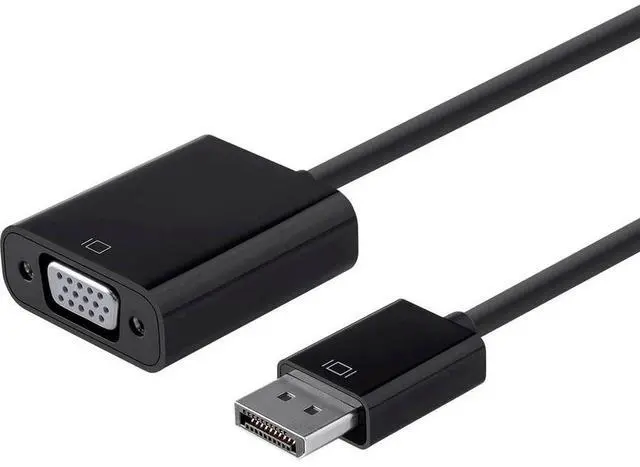 Main image of Monoprice DisplayPort 1.2a to VGA Active Adapter Black