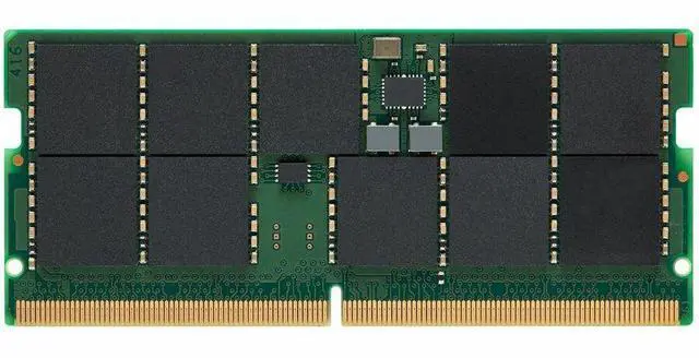Alt view image 2 of 7 - Kingston KSM48T40BS8KI-16HA 16GB DDR5 SDRAM Memory Module - For Notebook - 16 GB - DDR5-4800/PC5-38400 DDR5 SDRAM - 4800 MHz Single-rank Memory - CL40 - 1.10 V - ECC - Unbuffered - 262-pin - SoDIMM