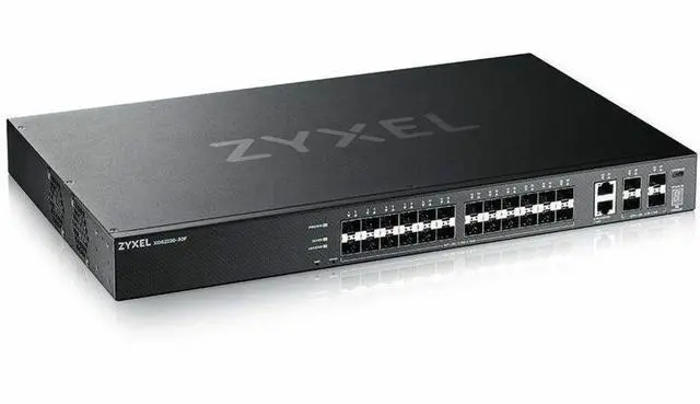 Alt view image 5 of 7 - ZYXEL 24-port SFP L3 Access Switch with 6 10G Uplink Manageable Gigabit Ethernet 10 Gigabit Ethernet 3 Layer Supported Modular Power Consumption Optical Fiber Twisted Pair Rack-mountable