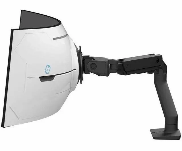 Main image of Ergotron Mounting Arm for Monitor Curved Screen Display Black 45693224