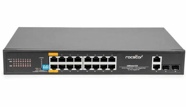 Main image of Rocstor SolidConnect SC20 20-Port Unmanaged Ethernet Switch Y10S007-B1