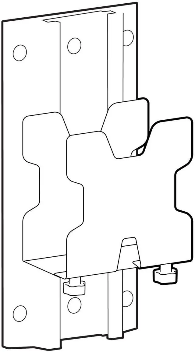 Main image of Ergotron Wall Mount for Mini PC Computer Thin Client White Vertical
