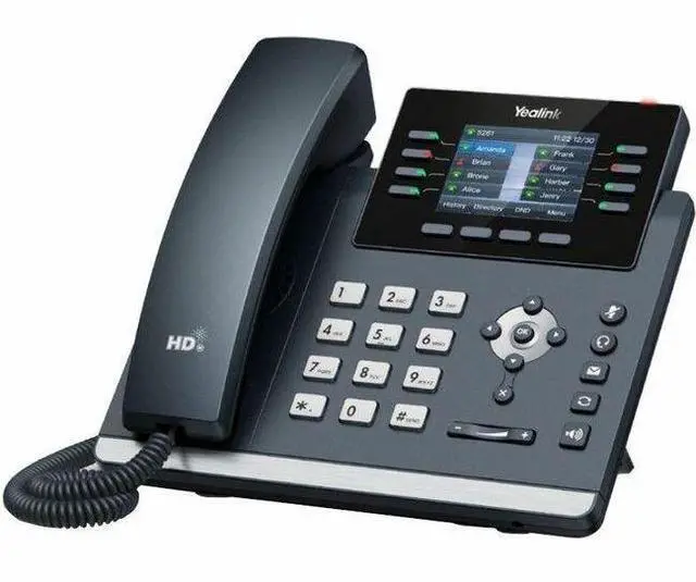 Alt view image 3 of 4 - Yealink SIP-T44W  1301213 - WI-Fi IP Phone - 12 VoIP Accounts. 2.8-Inch Color Display. Dual-Port Gigabit Ethernet, PoE, Power Adapter Not Included