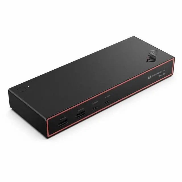 Alt view image 9 of 15 - Lenovo ThinkPad Thunderbolt 4 Smart Dock Gen2 7500 - US - for Notebook, Display Screen, Monitor - Charging Capability - 135 W - Thunderbolt 4 - 4 Displays Supported - 8K @ 60Hz, 4K @ 144Hz - 7680 x 43