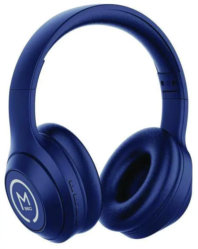 Alt view image 9 of 13 - Morpheus 360 Comfort Plus Wireless Over-Ear Headphones - Bluetooth Headset with Microphone - 10H Playtime - HP6500L (Blue)