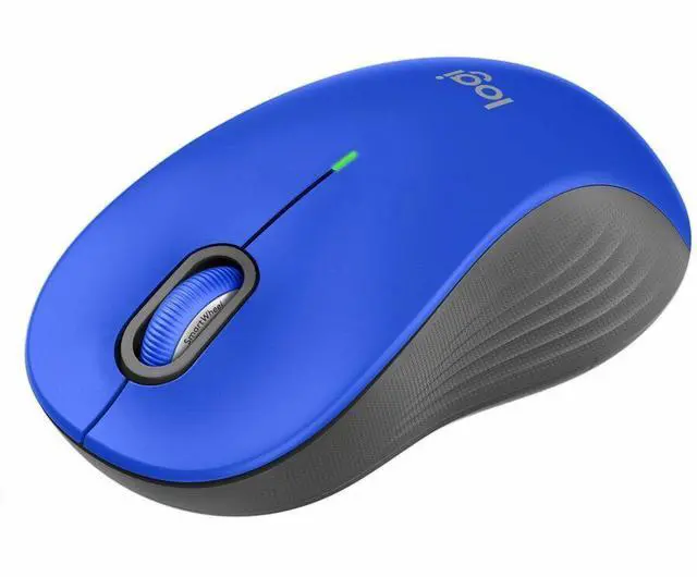Alt view image 4 of 9 - Logitech Signature M550 L Mouse - Optical - Wireless - 32.81 ft - Bluetooth - Blue - USB - 4000 dpi - Scroll Wheel - 3 Button(s) - 3 Programmable Button(s) - Large Hand/Palm Size - 1 x AA Battery Supp