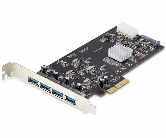 Main image of StarTech 4-Port USB PCIe Card, USB 3.2 5Gbps, PCI Express Expansion Card with 4x Independent USB Controllers, 4x USB-A Ports, Windows/macOS/Linux - P5Q4A-USB-CARD