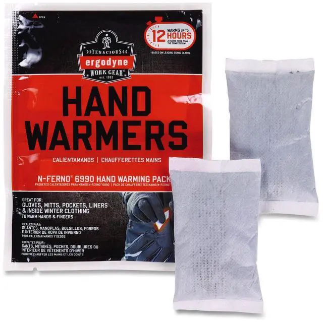 Alt view image 9 of 12 - Ergodyne Hand Warming Packs 1/PR White 16990