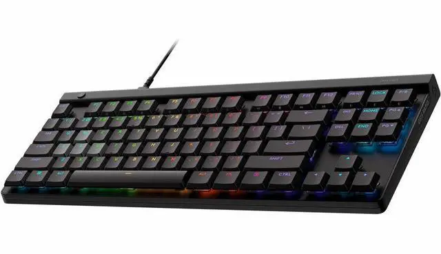 Alt view image 8 of 14 - Logitech G515 Rapid TKL Low-Profile Wired Gaming Keyboard, Fully Customizable PC Gaming Keyboard with Analog Low-Profile Switches, Rapid Trigger, Ultra-Slim, for USB-A Port - Black