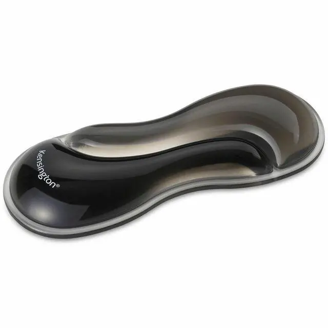 Alt view image 8 of 9 - Kensington Slim Duo Gel Mouse/Trackball Wrist Rest - 0.87" x 7.56" x 2.83" Dimension - Gray, Black - Gel - Strain Resistant - Mouse - Retail - 1