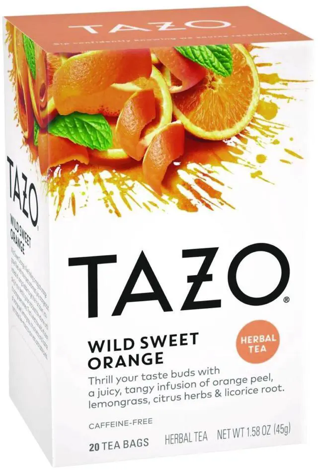 Main image of Tea Bags Wild Sweet Orange 20/Box 6 Boxes/Carton 30794522200345