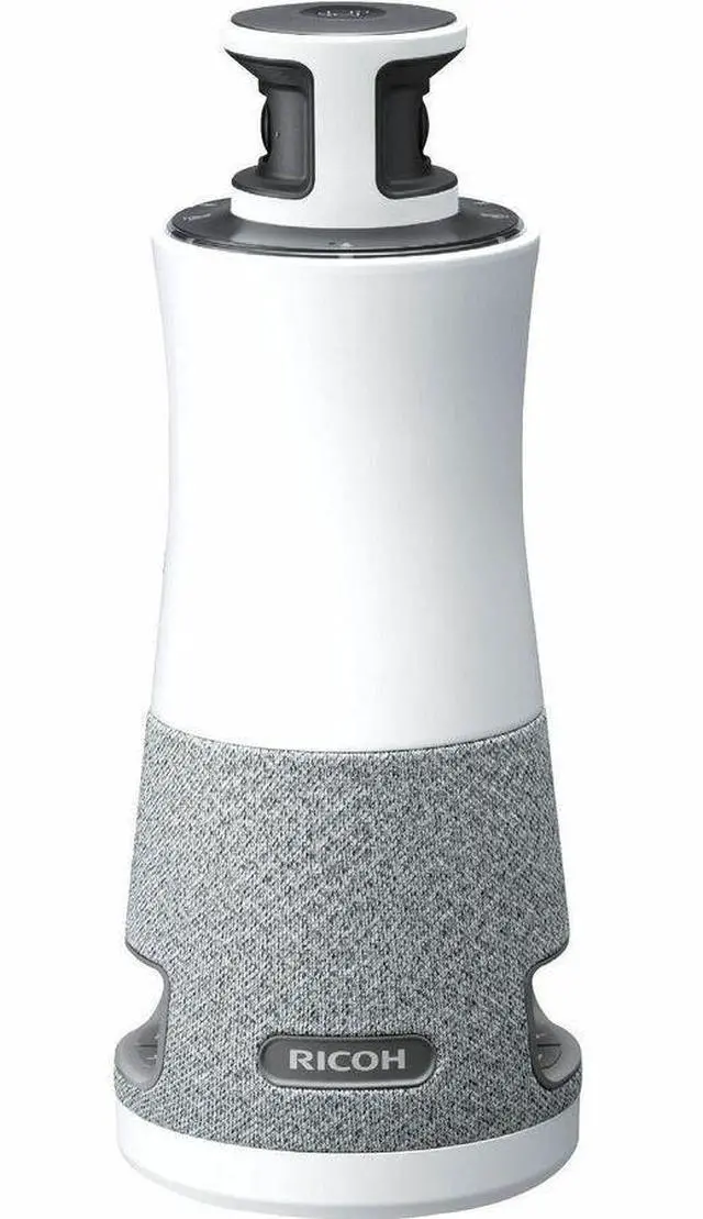 Alt view image 8 of 13 - Ricoh Meeting 360 V2 Video Conference Equipment - For Video Conferencing, Meeting Space - 1920 x 1080 Video (Live) - Full HD - 30 fps - 1 x Network (RJ-45) - USB - Gigabit Ethernet - Wireless LAN - In