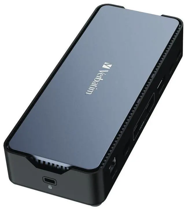 Alt view image 3 of 11 - Verbatim USB-C ?Pro Docking Station 15-in-1 - SSD Enclosure
