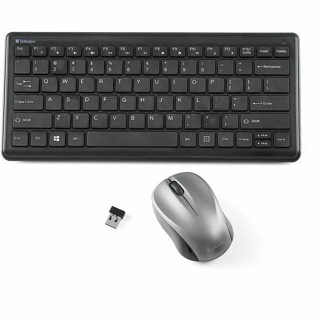 Main image of Verbatim Silent Wireless Compact Keyboard and Mouse Combo
