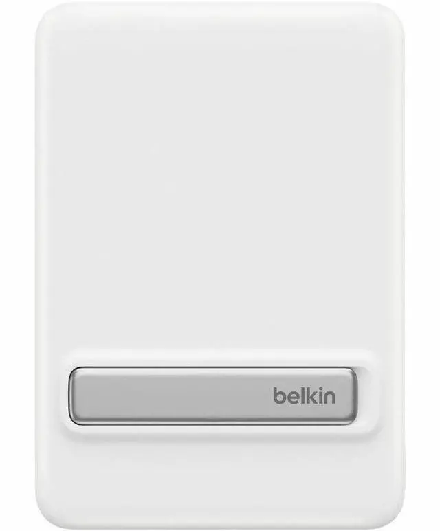Main image of Belkin BoostCharge Slim Magnetic Power Bank 5K with Qi2 White Kickstand