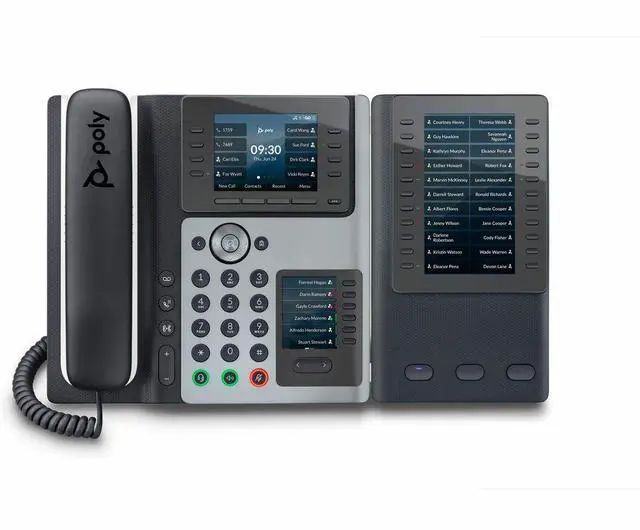 Main image of Poly Edge E450 IP Phone and PoE-enabled - GSA/TAA (8F3G9AA)