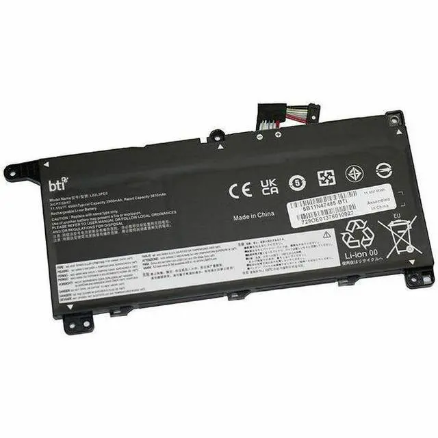 Alt view image 2 of 2 - BTI 5B11N47485-BTI 11.55V 45WHR LI-ION BATTERY 5B11N47485, L22L3PE0, 5B11N47495, 5B11N47497, 5B11L67317, 5B11L67323, 5B11L67327, 5B11L67341, 5B11N47501, SB11N47467, SB11L67339, L22B3PE0, SB11L67331, T