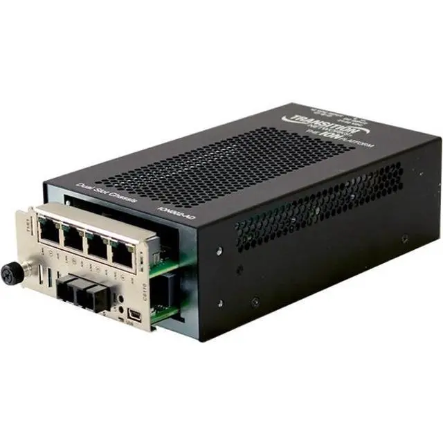 Alt view image 2 of 2 - Transition Networks 2-Slot Chassis for the ION Platform
