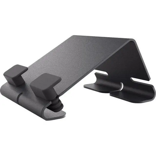 Alt view image 7 of 10 - Heckler Design @Rest - Universal Tablet Stand - 3.2" Height x 4.8" Width x 6.5" Depth - Steel - Gray, Black - Sturdy