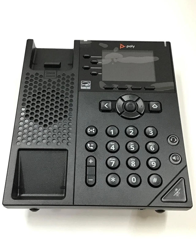 Alt view image 2 of 3 - Poly OBi VVX 250 IP Phone Corded Corded Desktop Wall Mountable Black