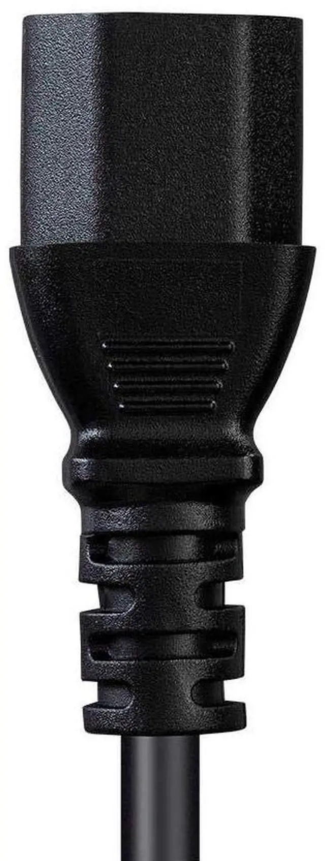 Alt view image 13 of 20 - Monoprice Power Cord - 8 Feet - Black | NEMA 5-15P to IEC-320-C13, 18AWG, 10A, SVT, 125V