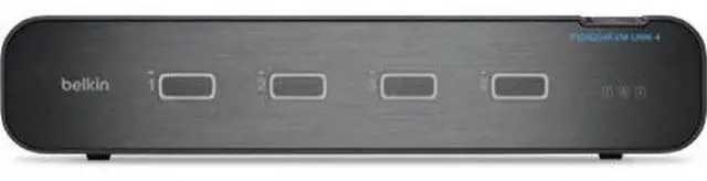 Main image of Belkin 2nd Gen Secure KVM Switch 4-Port Dual Head No CAC F1DN204KVMUNN4