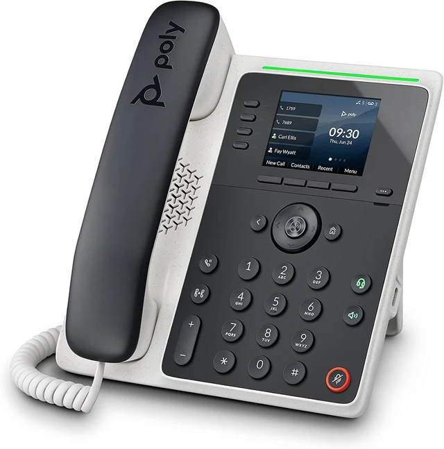 Alt view image 7 of 7 - Poly Edge E220 IP Phone Corded/Cordless Bluetooth Desktop Wall Mountable 82M87AA