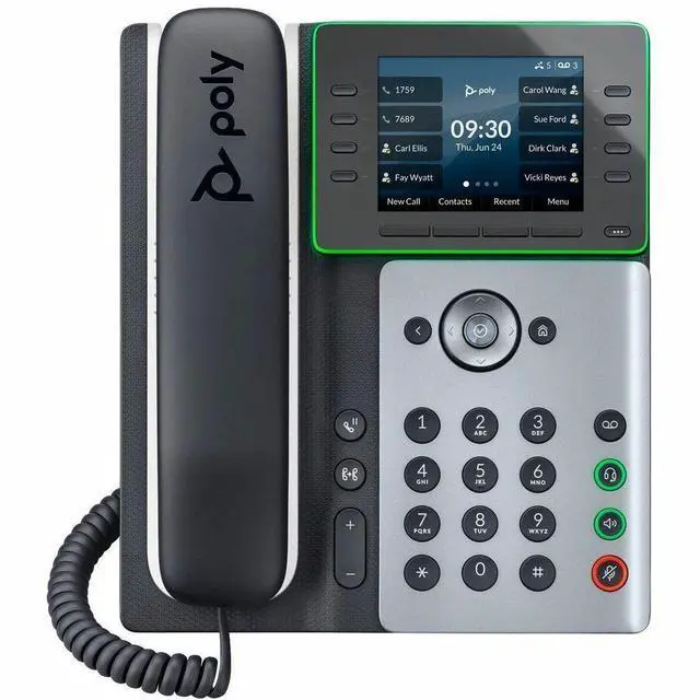 Main image of Poly Edge E350 IP Phone and PoE-enabled GSA/TAA