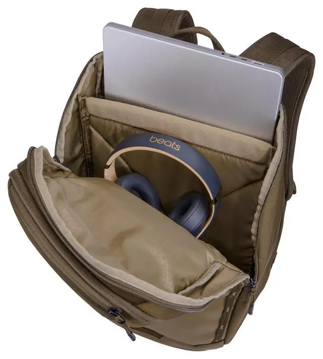 Alt view image 4 of 7 - Thule Chasm Carrying Case Backpack Notebook Deep Khaki 3205223